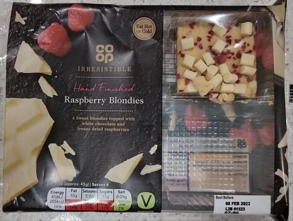 Raspberry Blondies