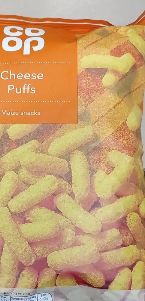 Co-op Cheese puffs 150g