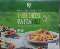 Three cheese pasta melt