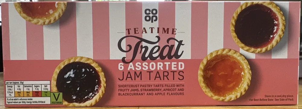 6 Assorted Jam Tarts
