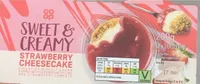 sweet and creamy strawberry cheesecake