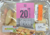 C 586 Serving suggestion SIDE CRISPY POTATO SLICES