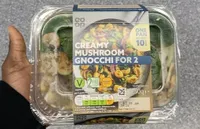 Creamy mushroom gnocchi