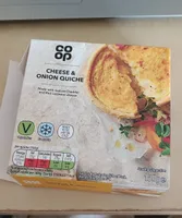 Cheese & Onion quiche