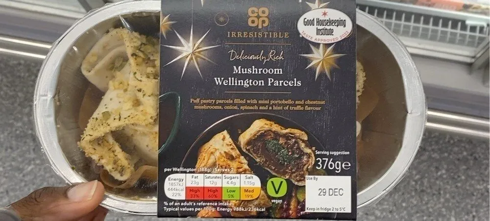 Deliciously, Rich, mushroom Wellington parcels