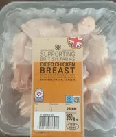 Diced chicken breast