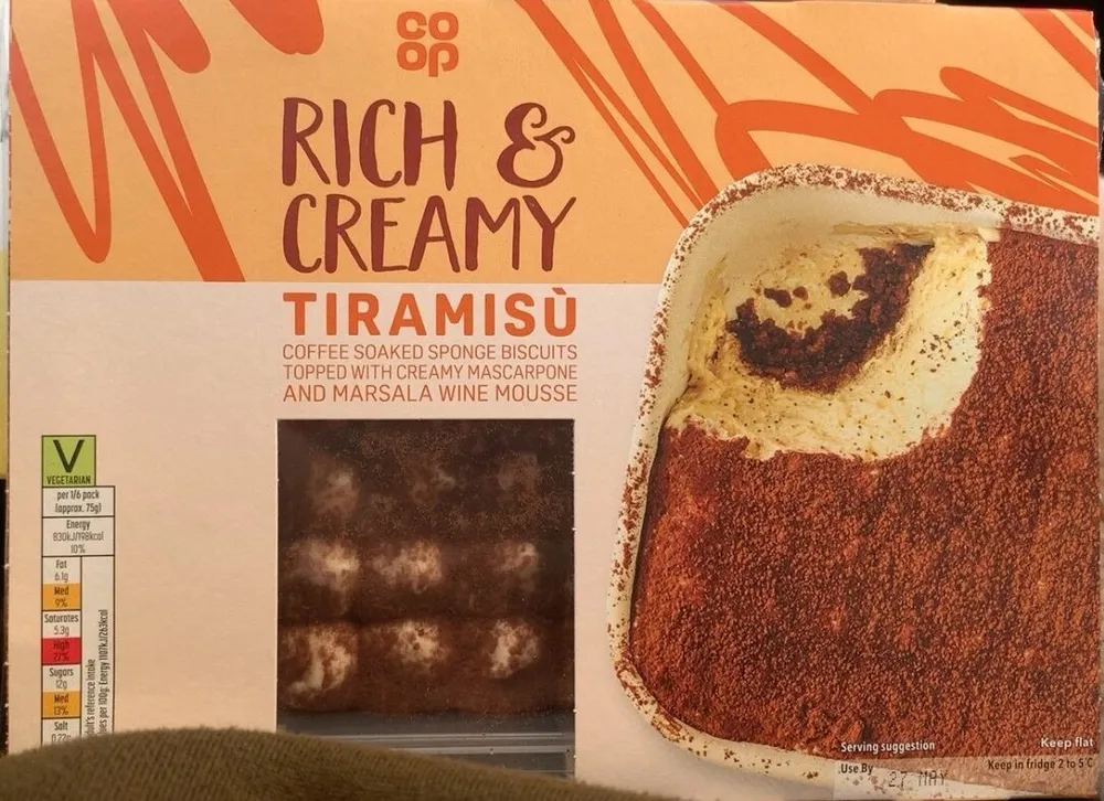 rich and creamy tiramisu