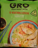 12 Vegetable Gyozas with Sesame Vegetables & Tofu
