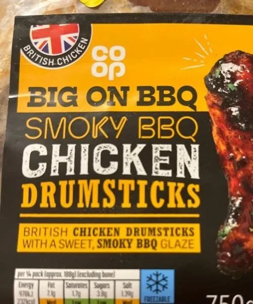 Chicken bbq drumsticks