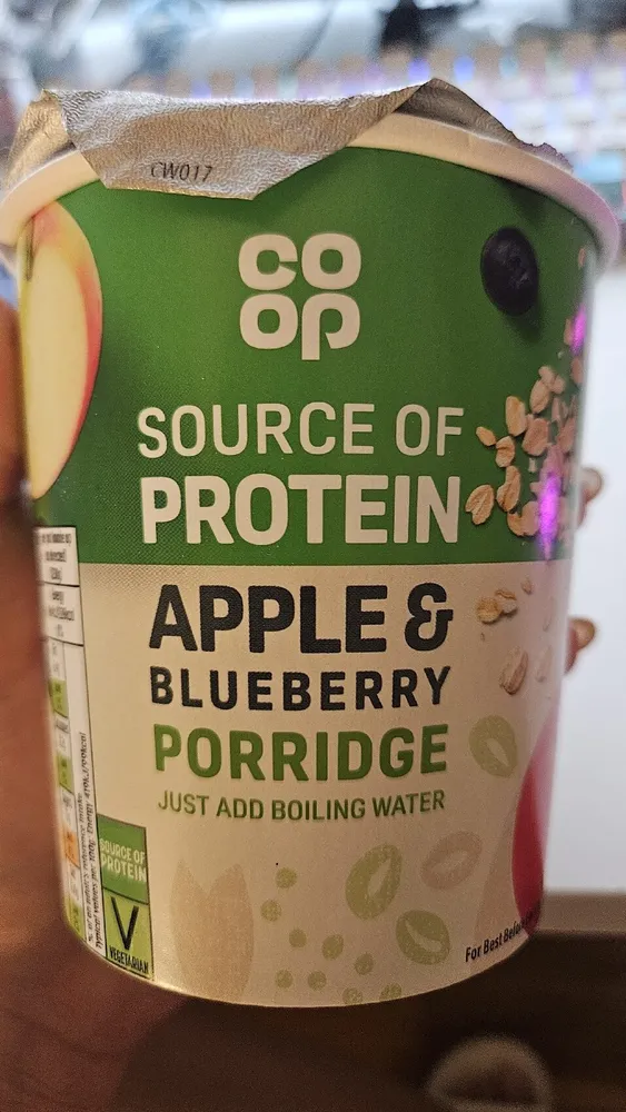 Co-Op Apple & Blueberry Porridge