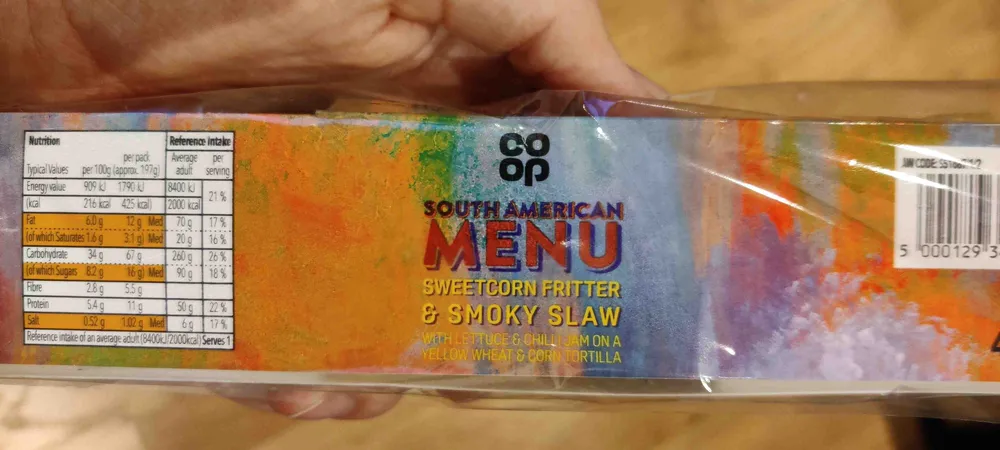 Sweatcorn fritter