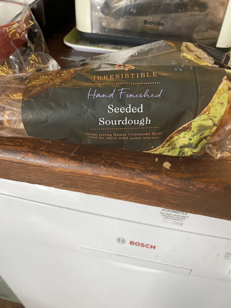 Hand finished seeded sourdough bread
