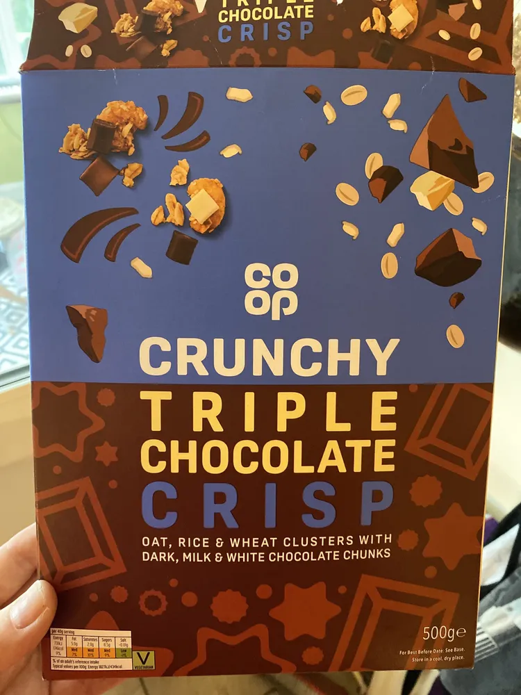 Co-op Triple Chocolate Crisp 500g