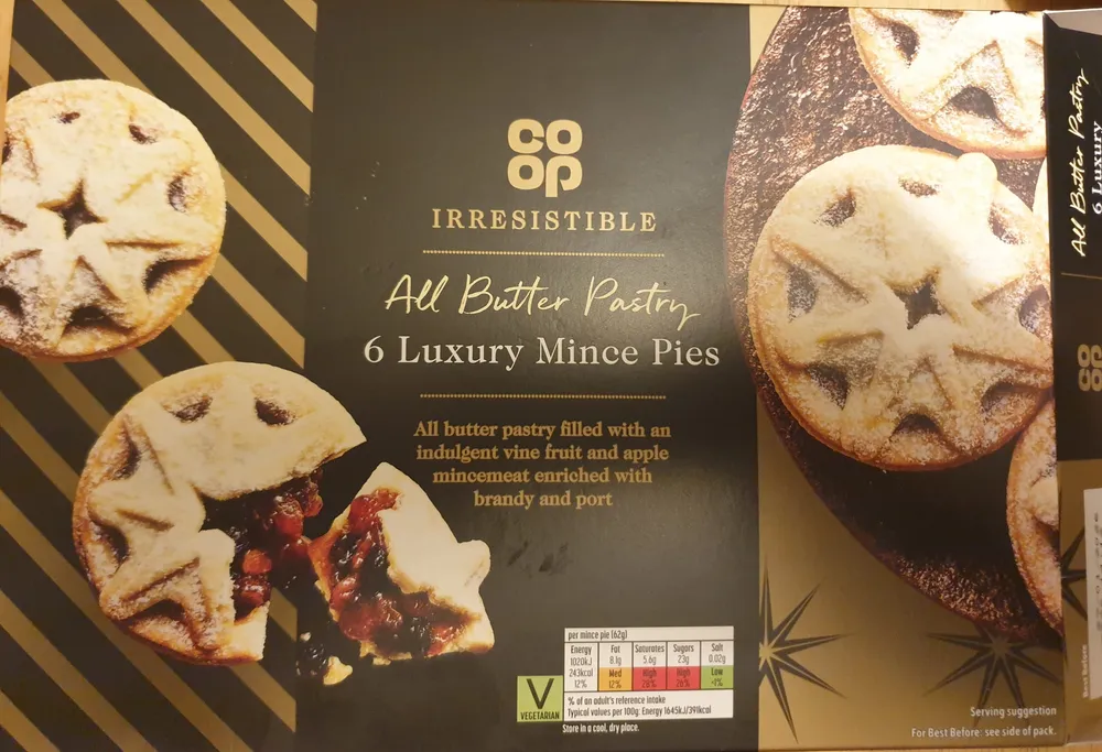 All Butter Pastry Luxury Mince Pies