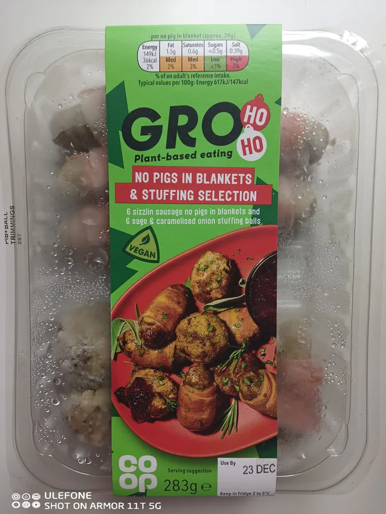 No Pigs in Blankets & Stuffing Selection