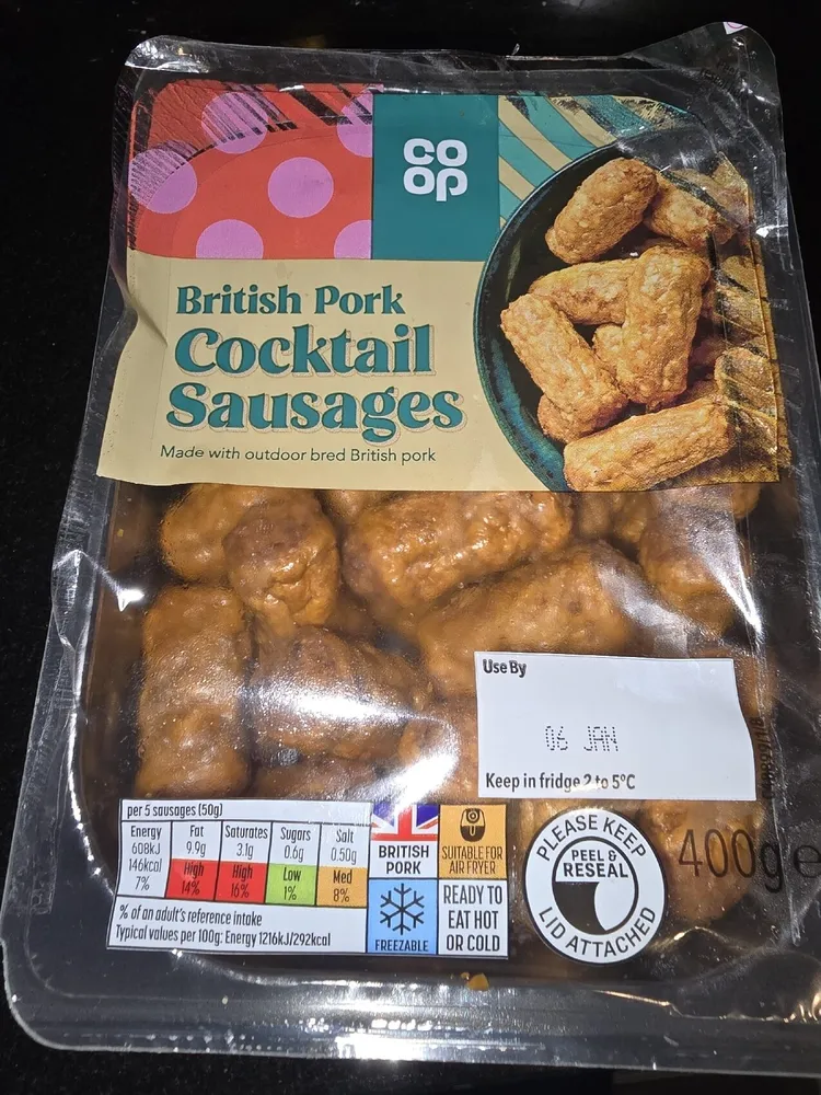 British Pork Cocktail Sausages