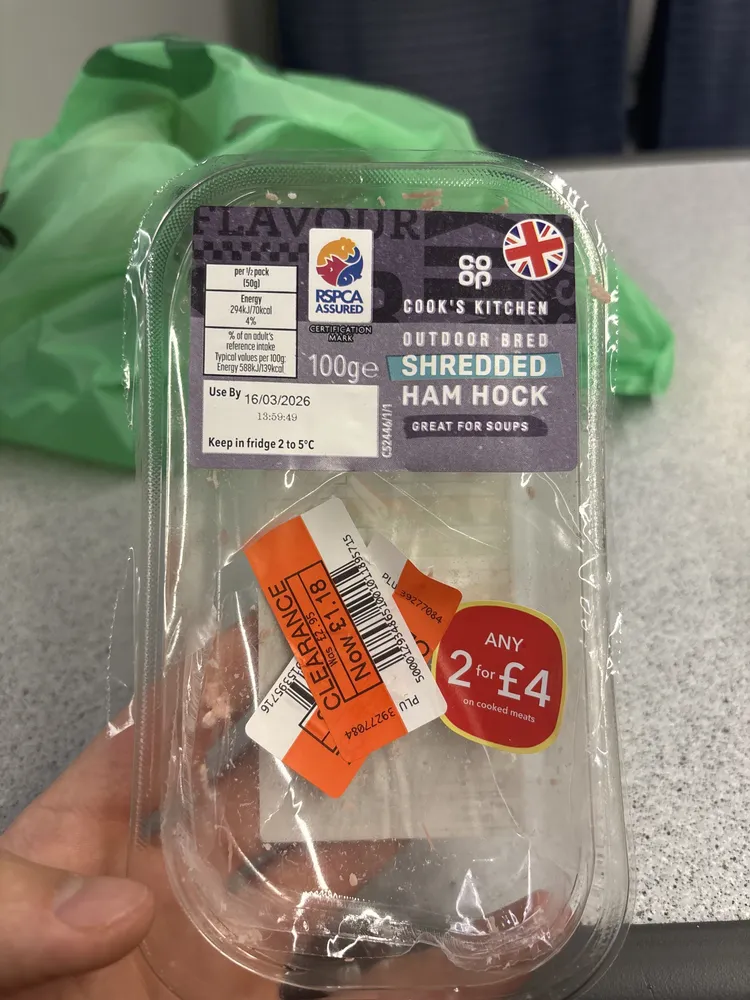 Shredded ham