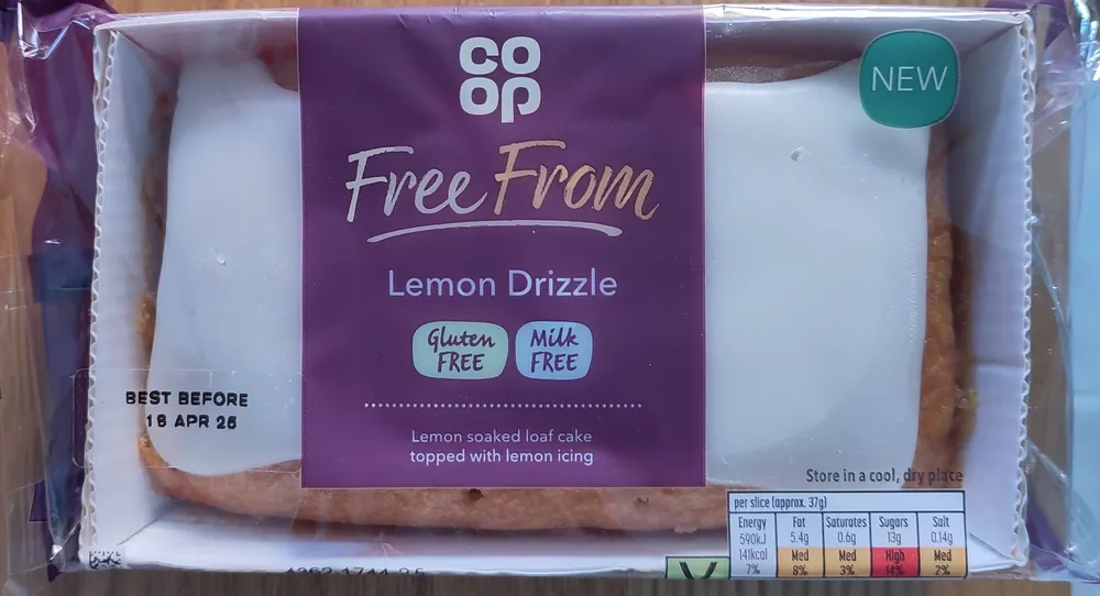 Free From Lemon Drizzle
