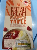 British Cream Raspberry And Peach Flavour Trifle
