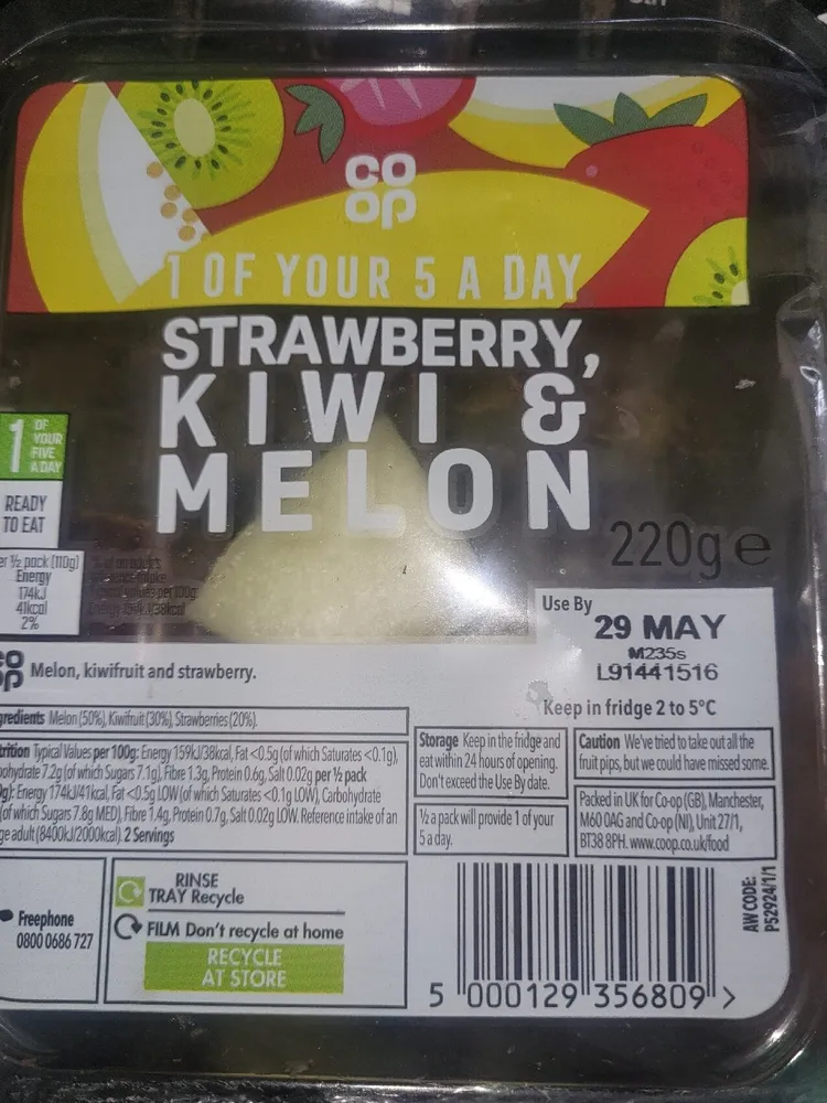 Strawberry kiwi melon