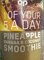 Pineapple Banana & Coconut Smoothe