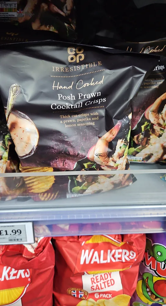 Posh Prawn Cocktail Crisps