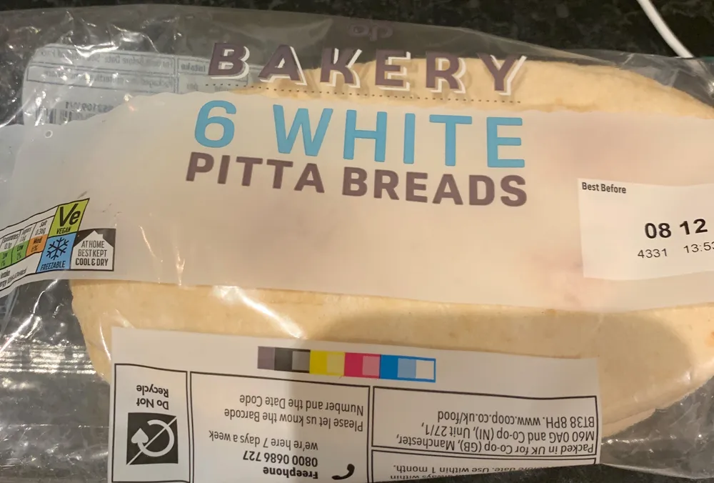 White Pitta Breads