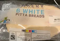 White Pitta Breads