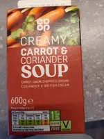 Creamy Carrot & Coriander Soup