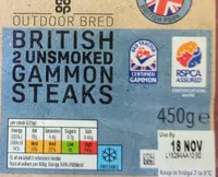 Unsmoked Gammon Steak