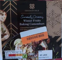 Winter Fruits Baking Camembert