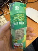 Rosemary, lemon and black pepper nut mix