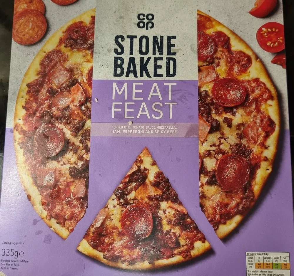 Stonebaked Meat Feast Pizza