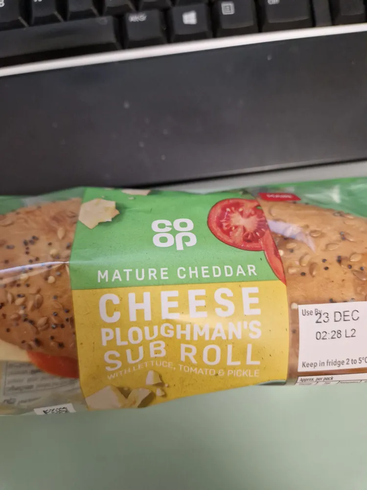 Cheese Ploughman’s Sub Roll