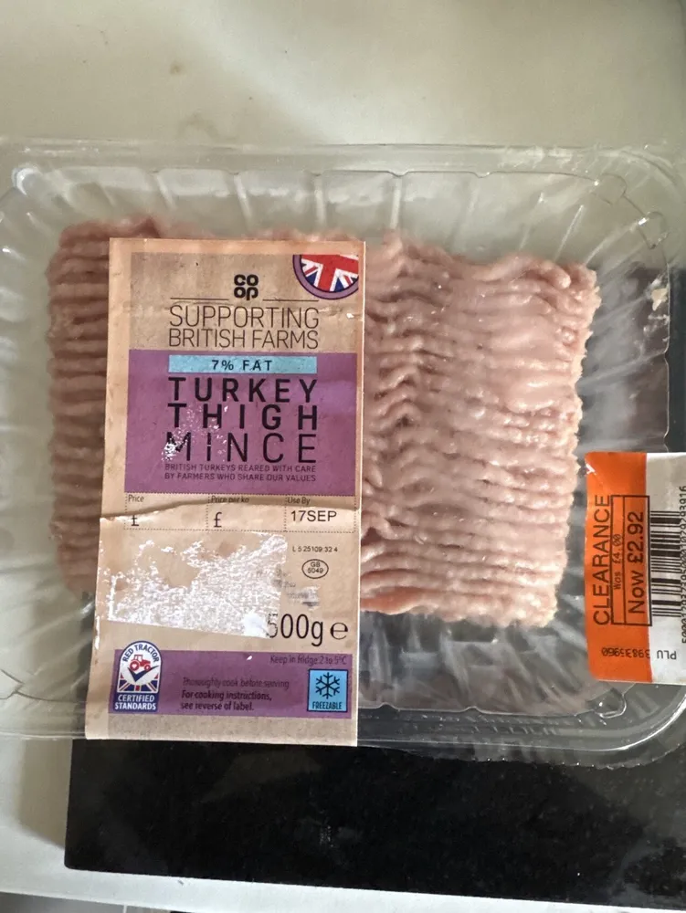 Turkey Thigh Mince
