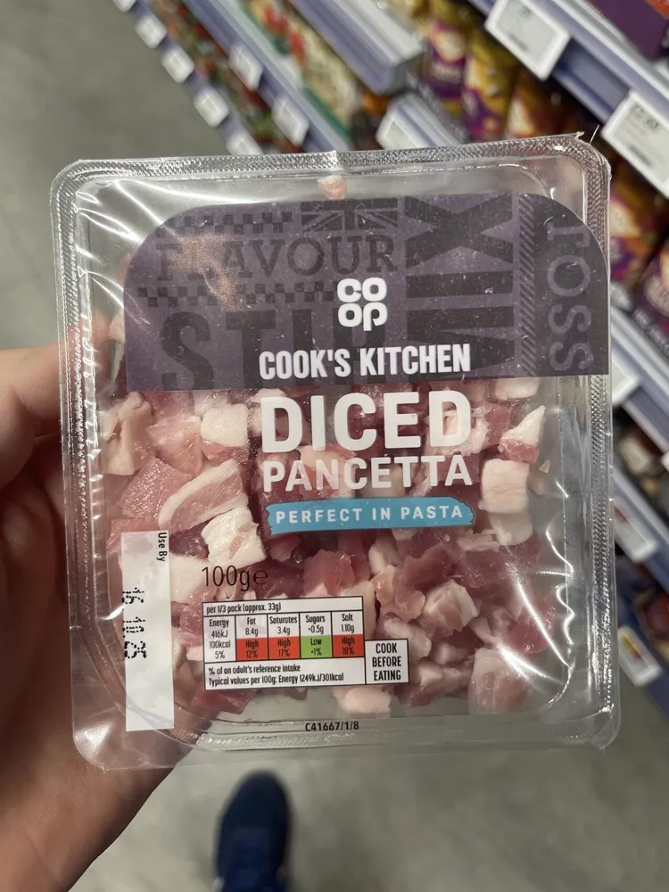 Diced Pancetta