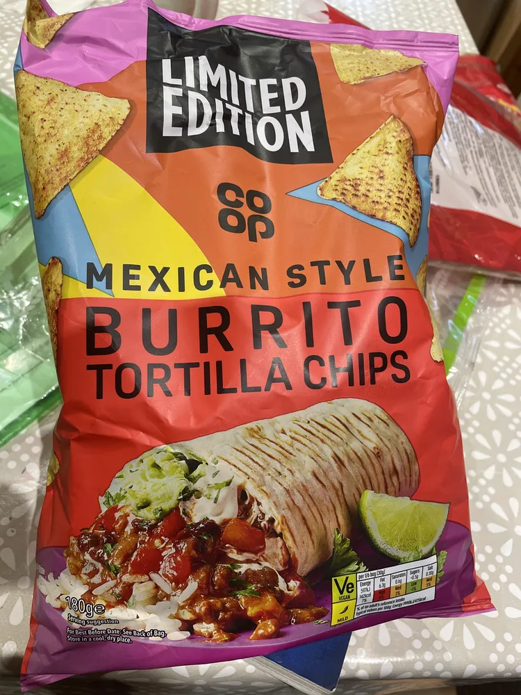 LIMITED EDITION 00 MEXICAN STYLE BURRITO TORTILLA