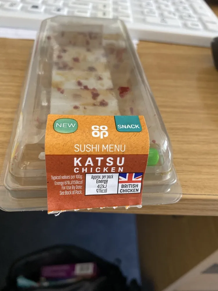 Chicken Katsu Sushi Snack
