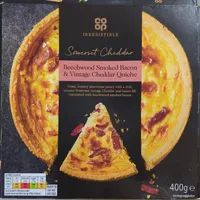 Beachwood Smoked Bacon & Vintage Cheddar Quiche