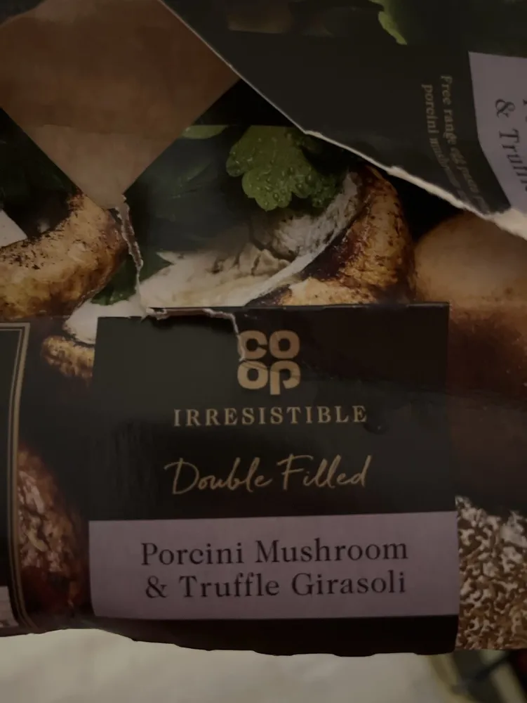 Porcini Mushroom & Truffle Girasoli