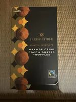 Orange Crisp Cocoa Dusted Truffles