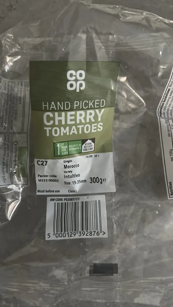 Hand Picked Cherry Tomatoes