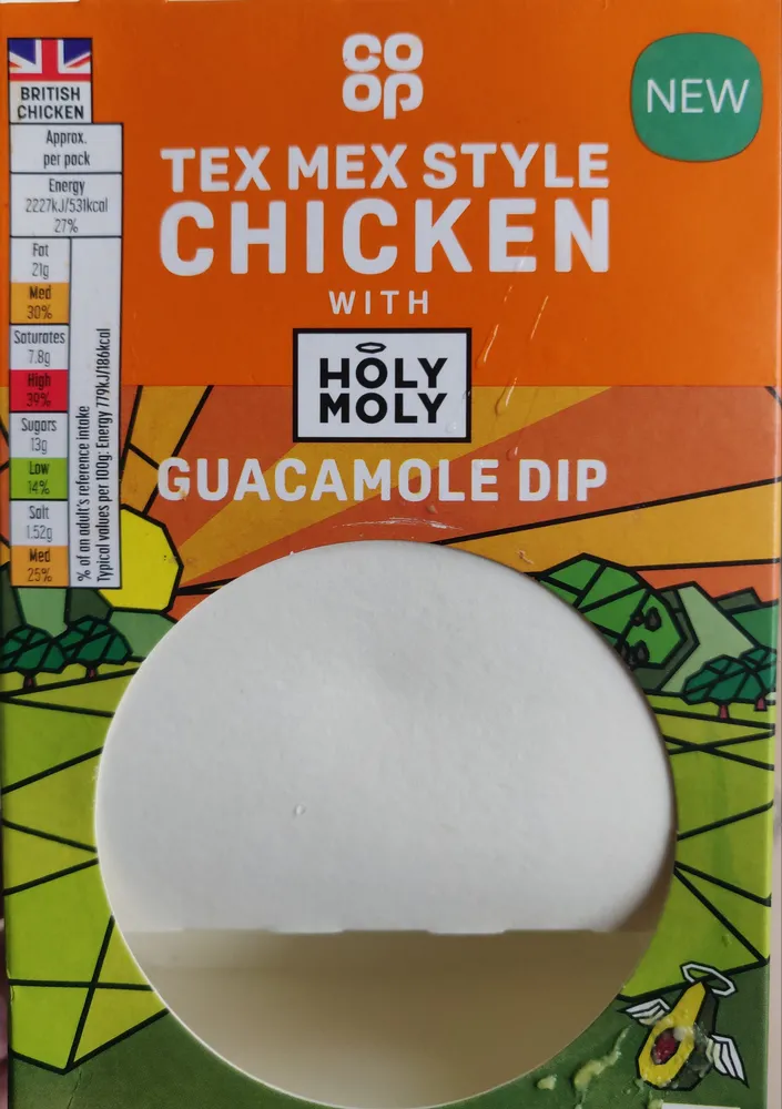 Tex Mex Style Chicken Wrap