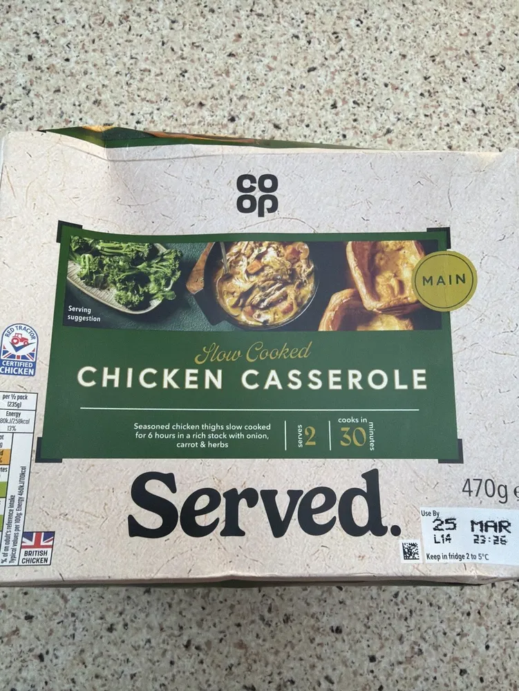 Slow Cooked Chicken Casserole
