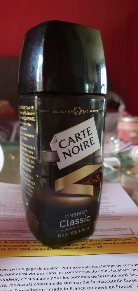 L'Instant Classic, gout équilibré