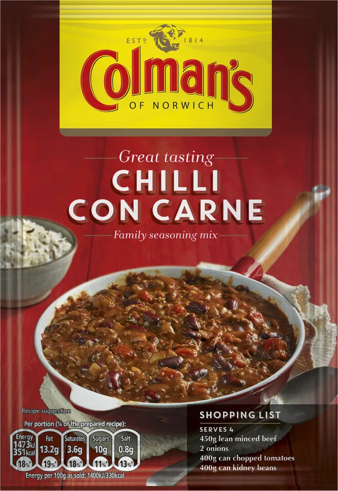 Chilli Con Carne Recipe Mix
