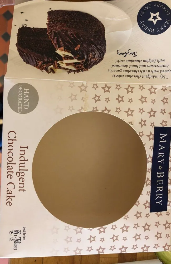 Indulgent chocloate cake