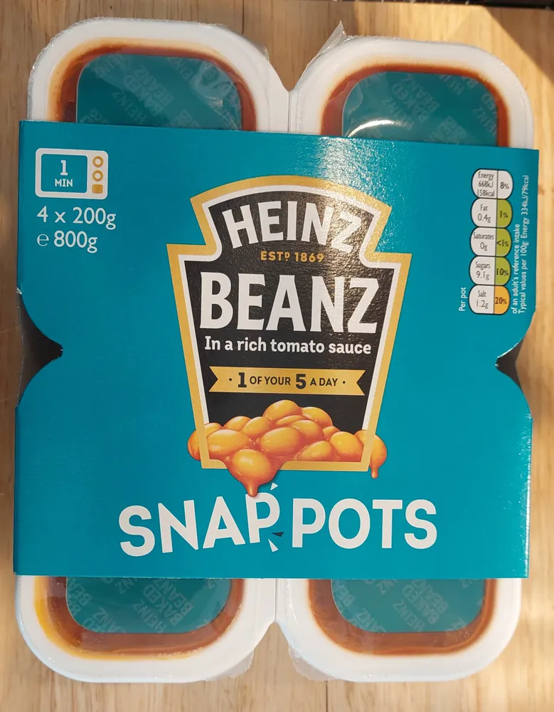 Heinz Beanz Snap Pots