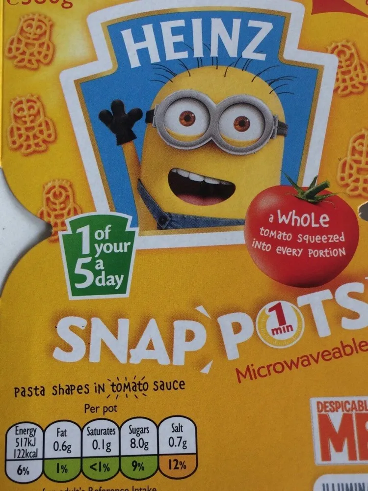 Heinz Minions Duo Pot Pasta 2 X