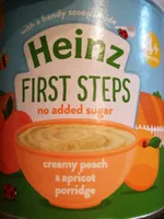 Creamy peach and apricot porridge